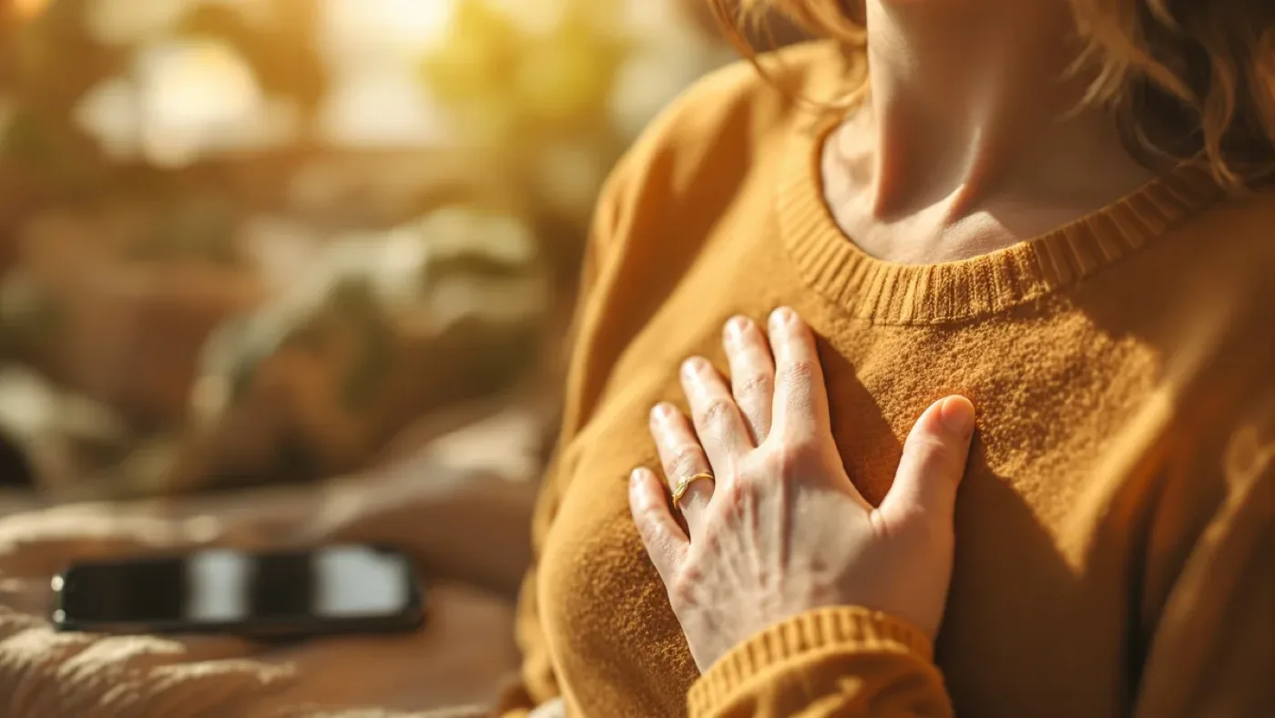 AI therapy for anxiety on a smartphone