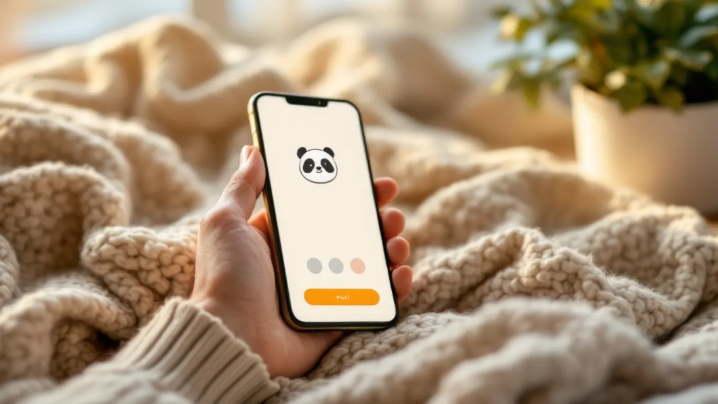 Earkick AI therapy app with panda
