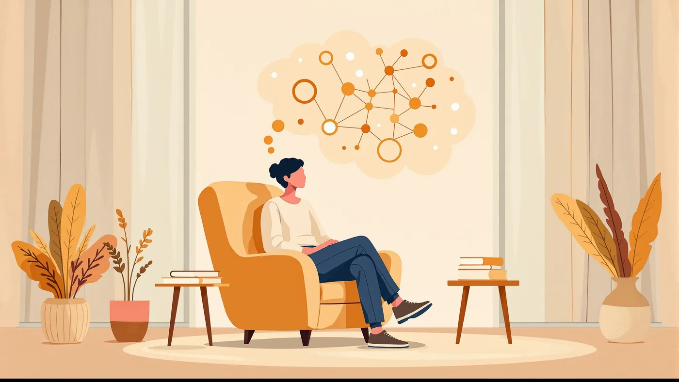 Illustration representing a careful look at neuro-linguistic programming (NLP) claims versus evidence