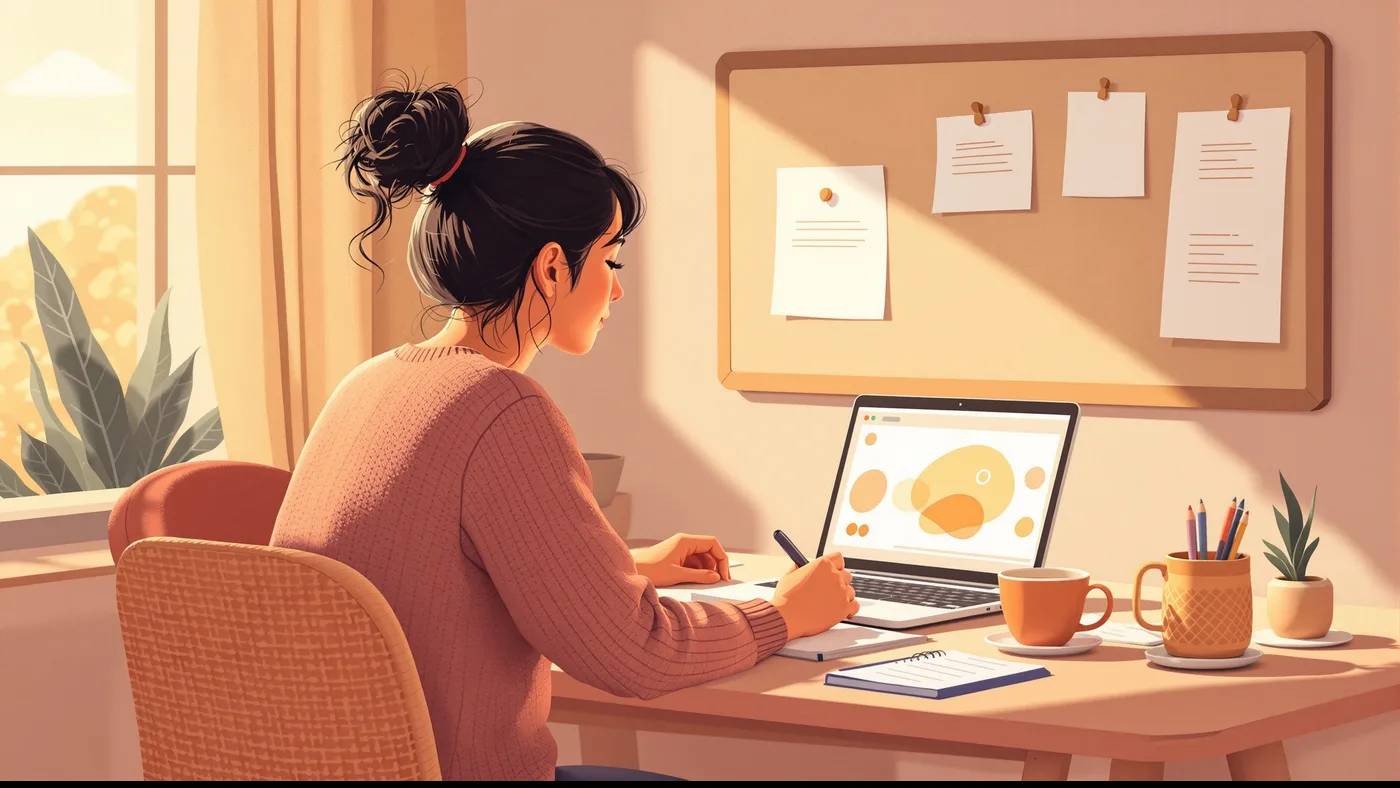 Illustration of a student earning an online master's in clinical psychology