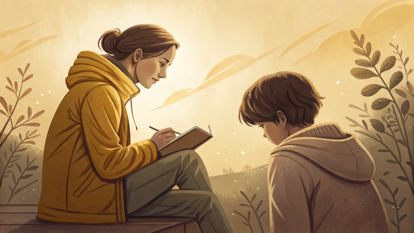 Illustration of learning by observing and imitating others