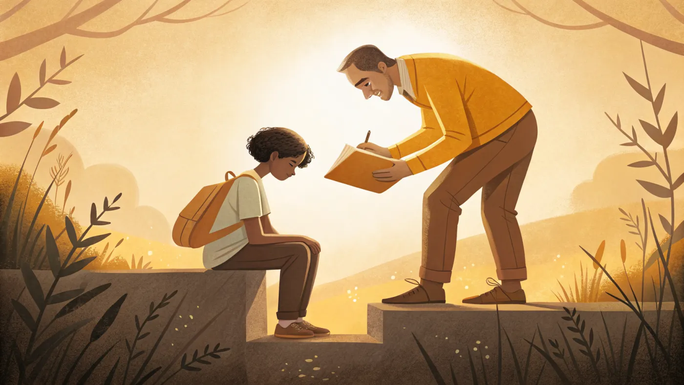 Illustration of guided learning in Vygotsky's sociocultural theory